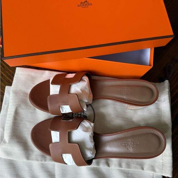Hermes Oasis sandals, Gold, size 41.5 - Picture 3 of 7